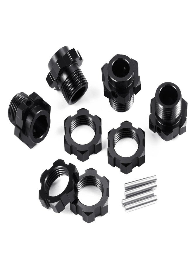 JGGZONE 4Pack JGGZONE RC Aluminum 17mm Splined Wheel Hex Hubs Adapter Extended Wheel Hub Drive with Nuts Compatible with 1/8 ARRMA KRATON V4 V5 Upgrade Parts - Image 3